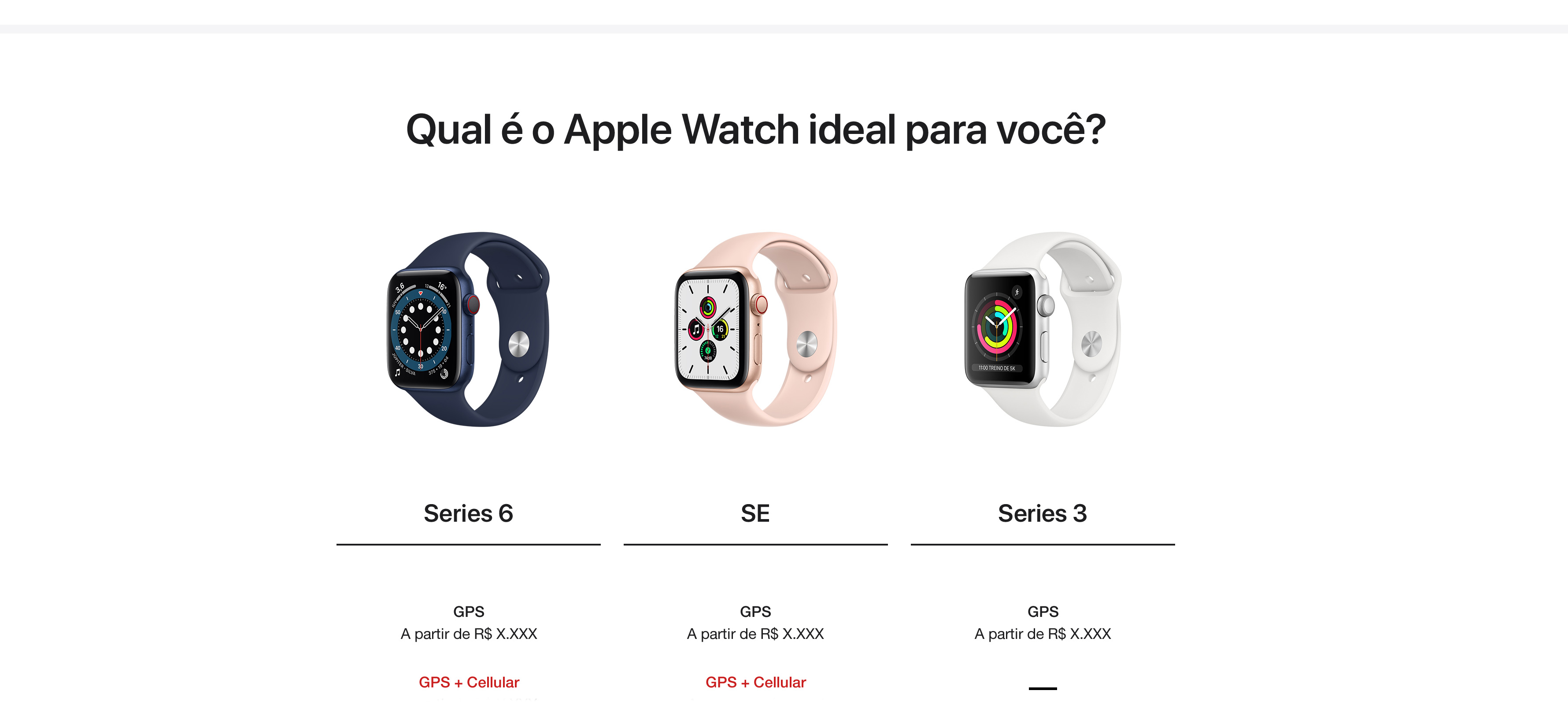 Apple Watch SE GPS 44mm Caixa Cinza-Espacial de Alumínio com Pulseira Esportiva Preta